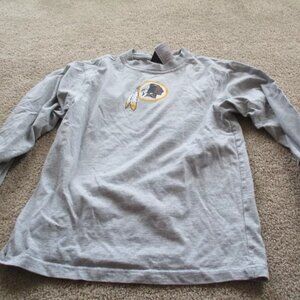 Washington Redskins Football Shirt, Kids Size Medium, 10 12, Gray